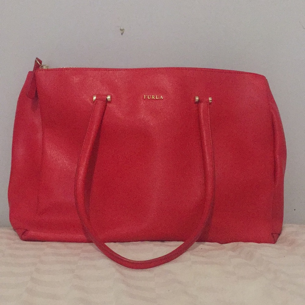 Red Furla Bag